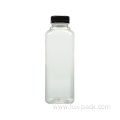 Transparent PET Plastic Beverage Bottle with Cap